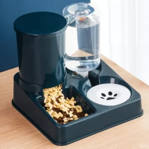 Distributeur croquette et eau combiné chat automatique réservoir 1L