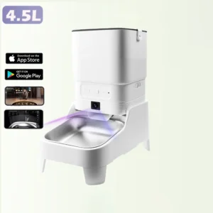 Distributeur croquette caméra pied surélevé chat connecté automatique 6 repas
