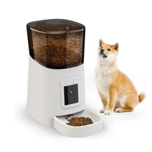 Distributeur croquette connecté vocal chat automatique écran LCD 6L