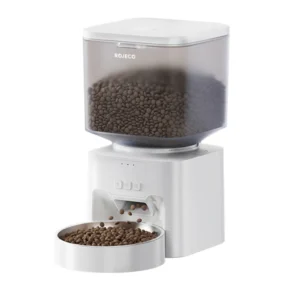 Distributeur croquette connecté inox chat automatique wifi appli
