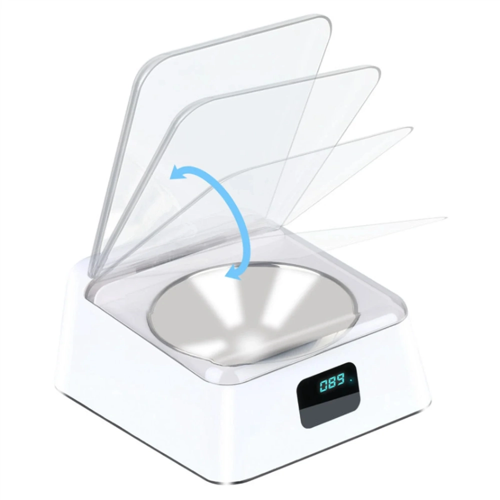 Gamelle chat couvercle transparent en mouvement ouverture automatique capteur infrarouge