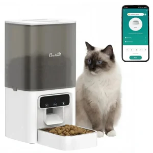 Distributeur croquette connecté grande capacité chat automatique wifi