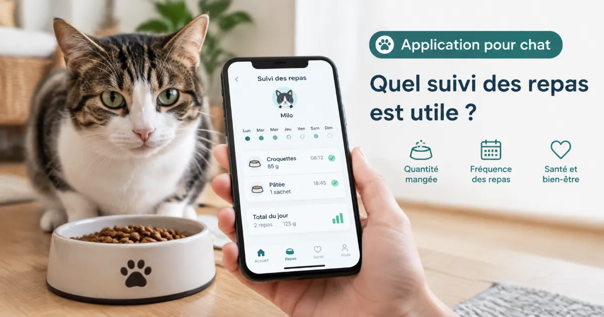 Lire la suite à propos de l’article Application pour chat : quel suivi des repas est utile ?