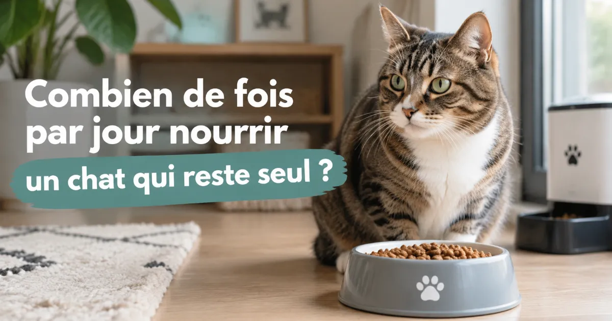 Lire la suite à propos de l’article Combien de fois par jour nourrir un chat qui reste seul ?